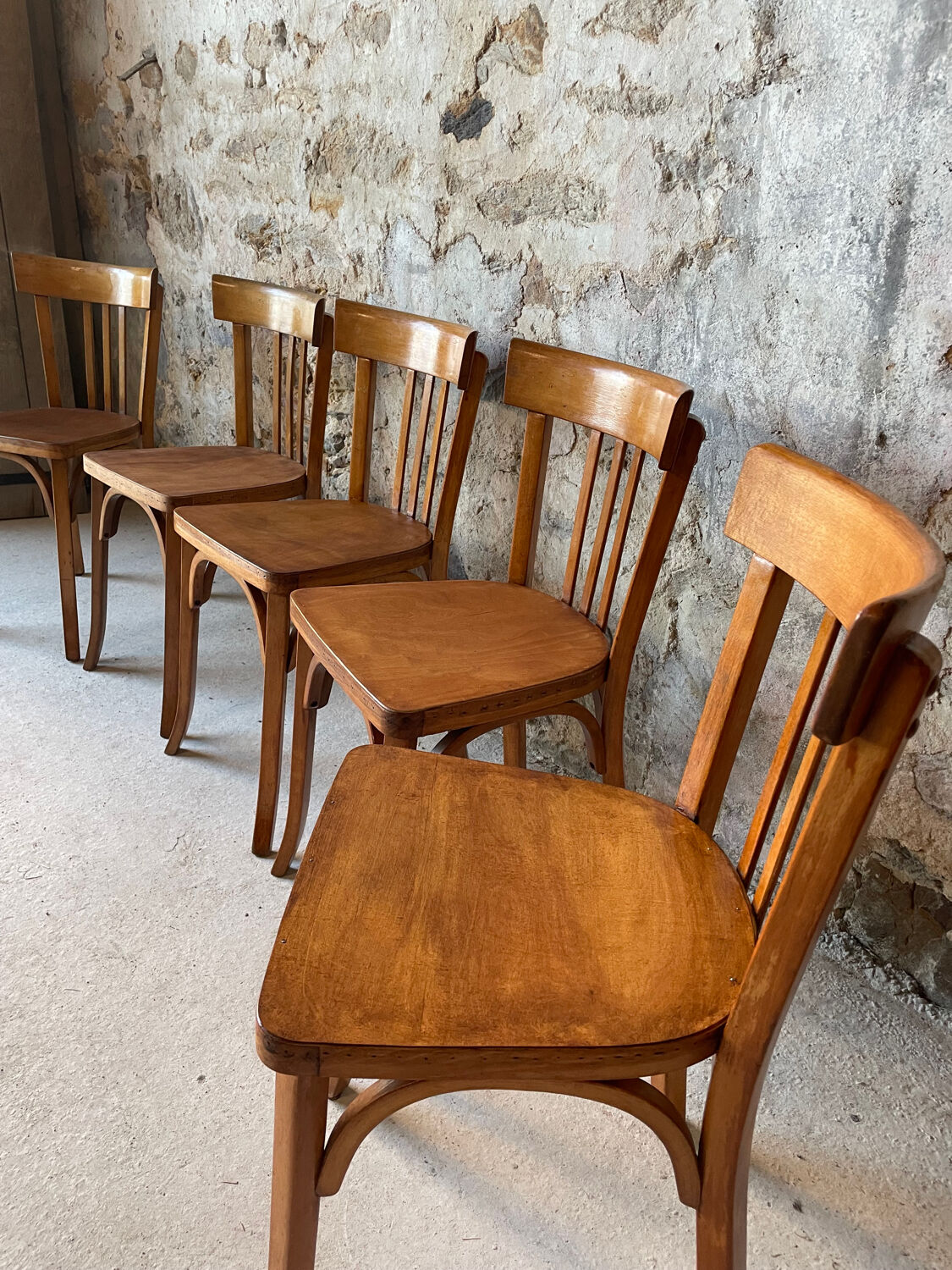 Baumann wooden chairs – Lot