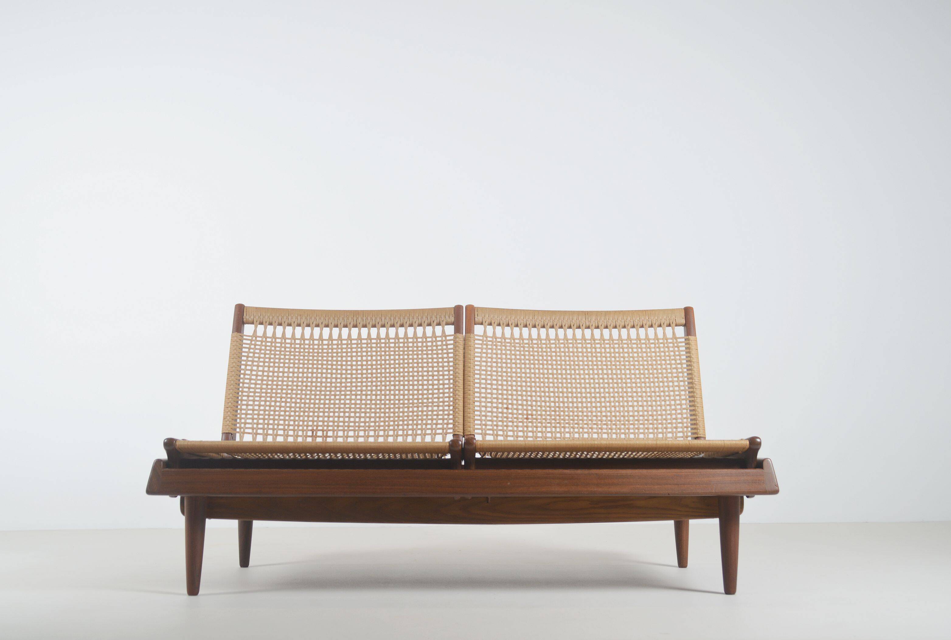Set of Danish armchairs TV161 designed by Hans Olsen for Bramin, 1950s