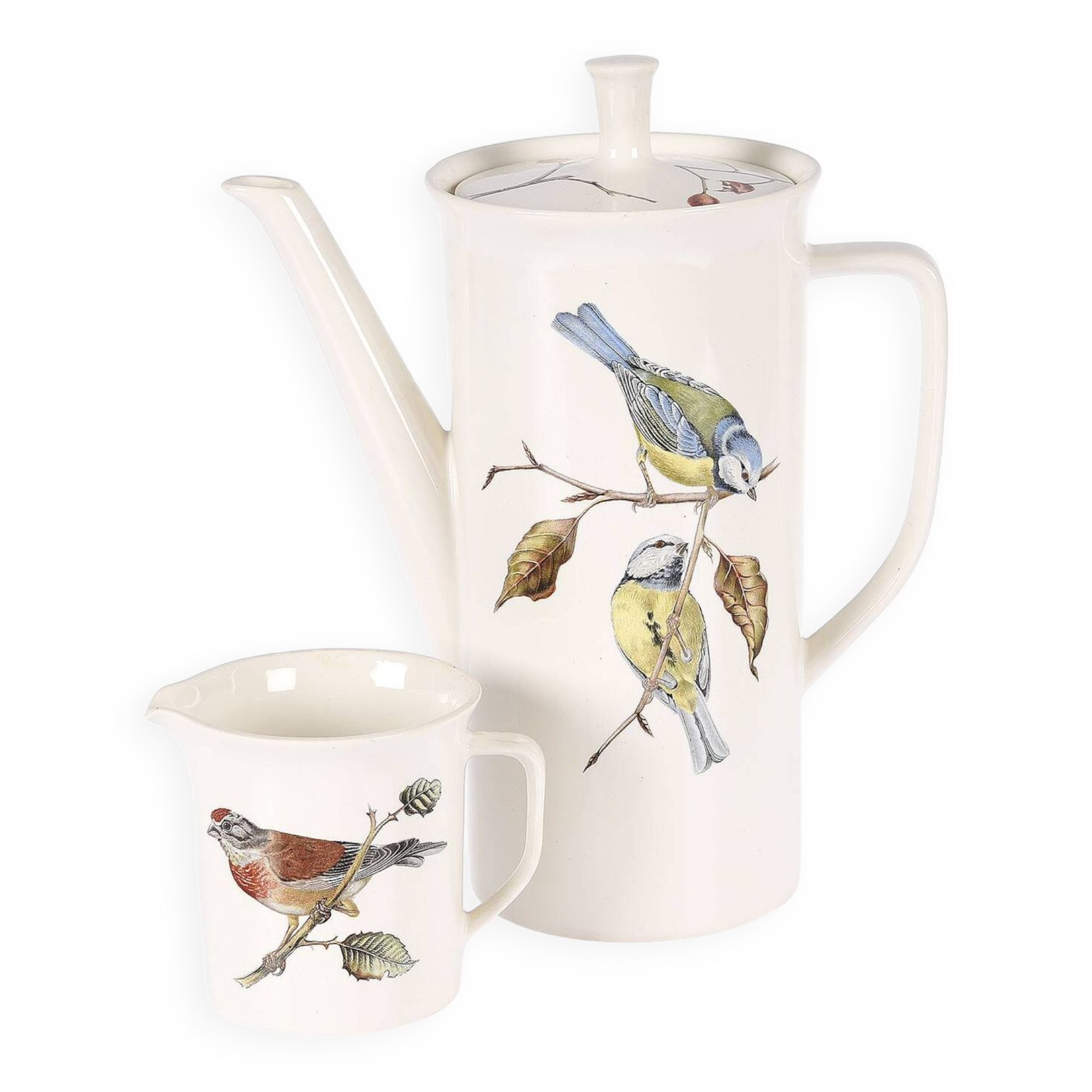 Bird motif teapot, Villeroy Boch, 1960s