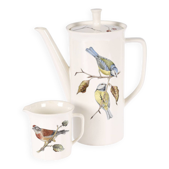 Bird motif teapot, Villeroy Boch, 1960s