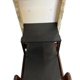 Vintage green step stool / pouf / kitchen step stool