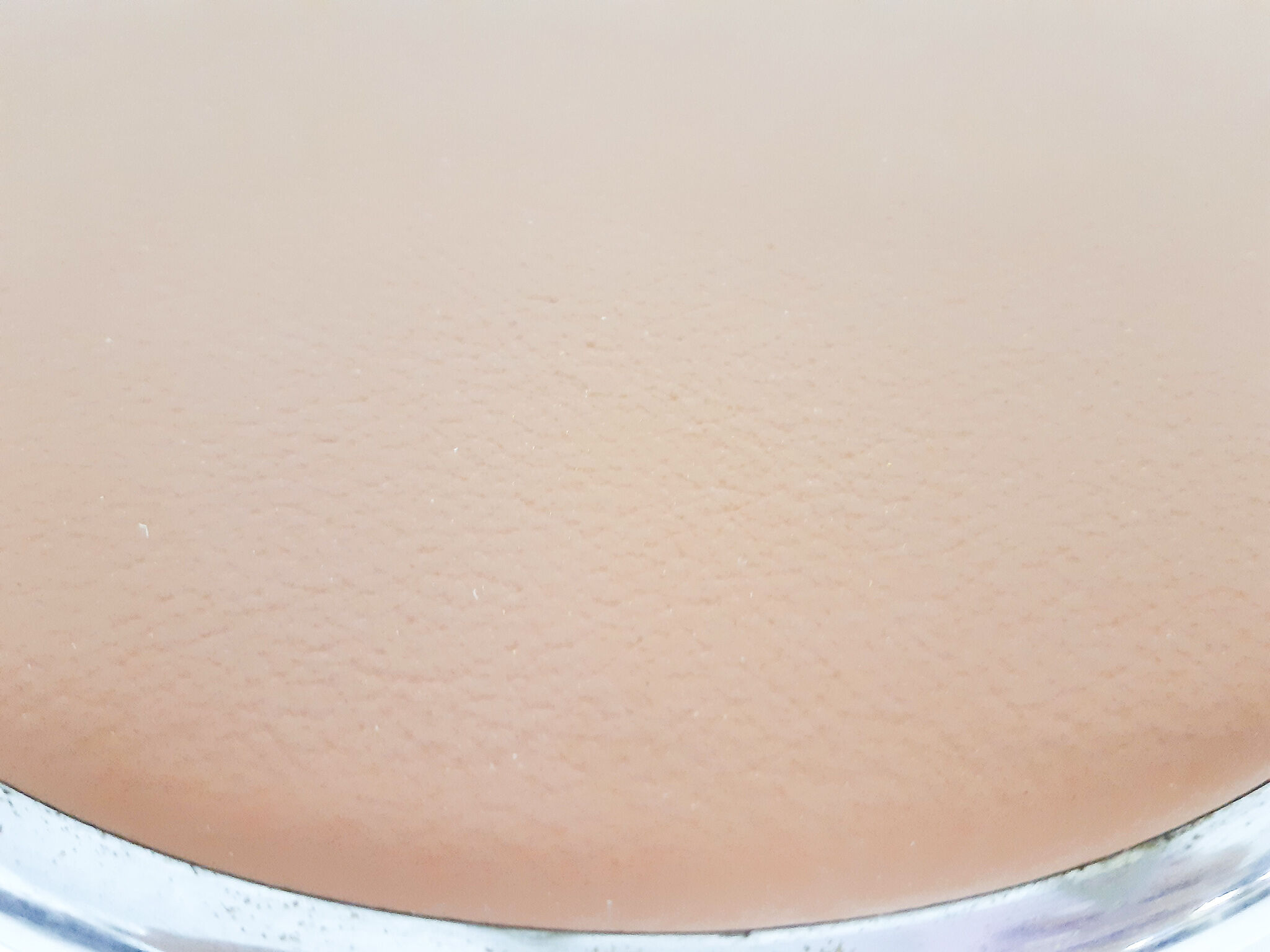 Set of 3 chrome stools with cognac leather seating, 1960's