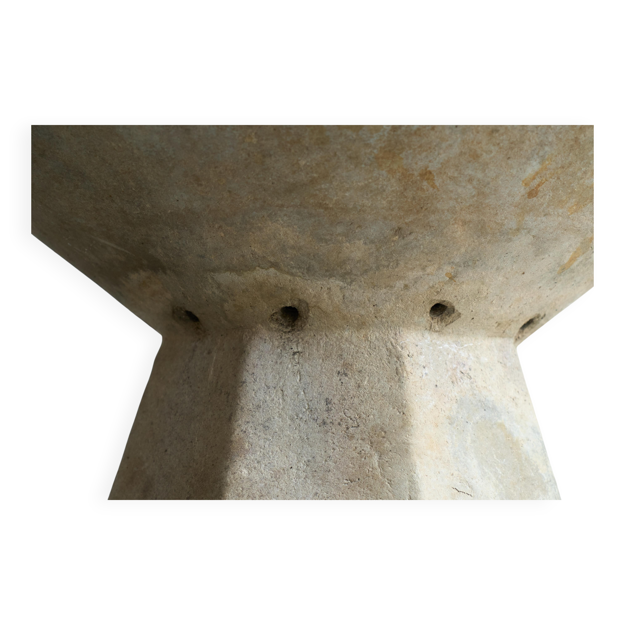 Willy Guhl monumental concrete chalice from the 1960s.