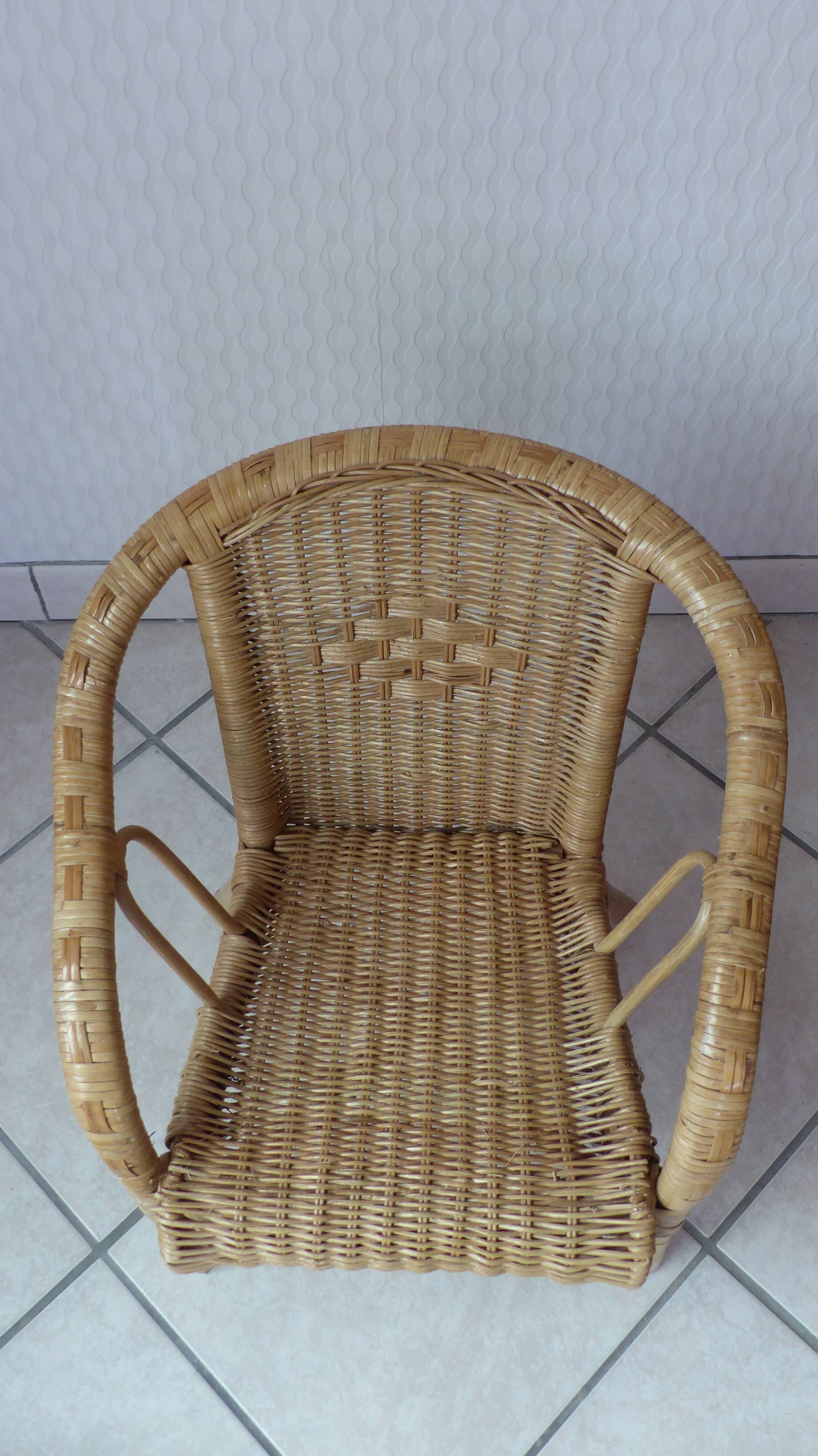 Fauteuil en rotin