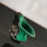 Ceramic liqueur service, zoomorphic, signed Vallauris