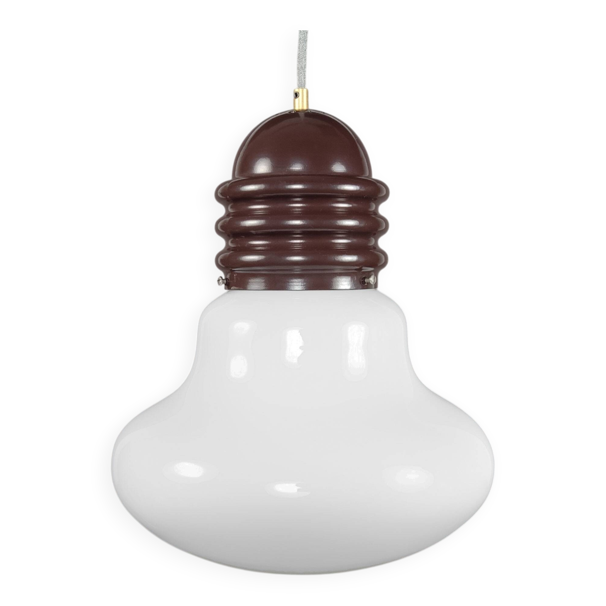 Vintage 1970s Italian Murano 'Bulb’ Pendant Lamp by Enrico Tronconi