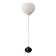 Vintage white floor lamp in Guzzini Space Age Mid-Century style