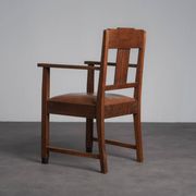 Pair of Amsterdam School Art Deco armchairs, Netherlands, 1930s