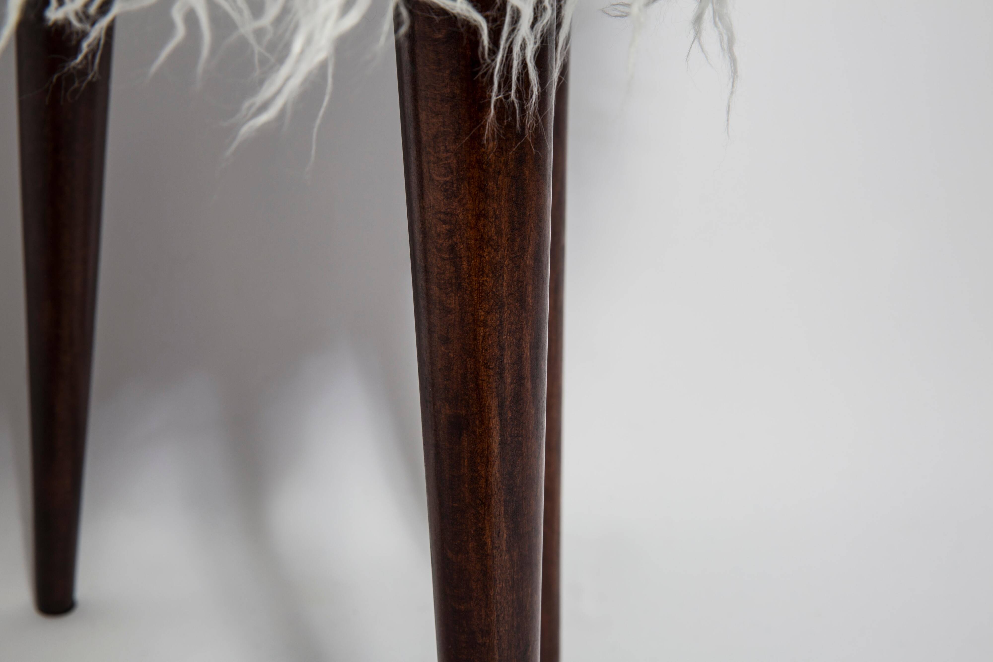 Alpaga stool, mid-century modern style, Europe, 1960s