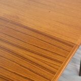 Scandinavian extendable teak dining table 1960