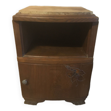 Oak bedside table from the 1930s/1940s.