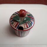 Small mustard pot signed AR-A in ceramic