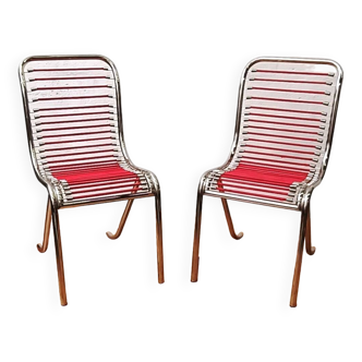 Paire de chaises vintage Michel Duffet