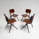 Set of 4 Galvanitas S17 chairs by Paul Philipsen, 1965