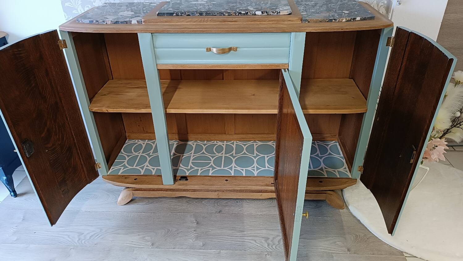 Restored Art Deco sideboard