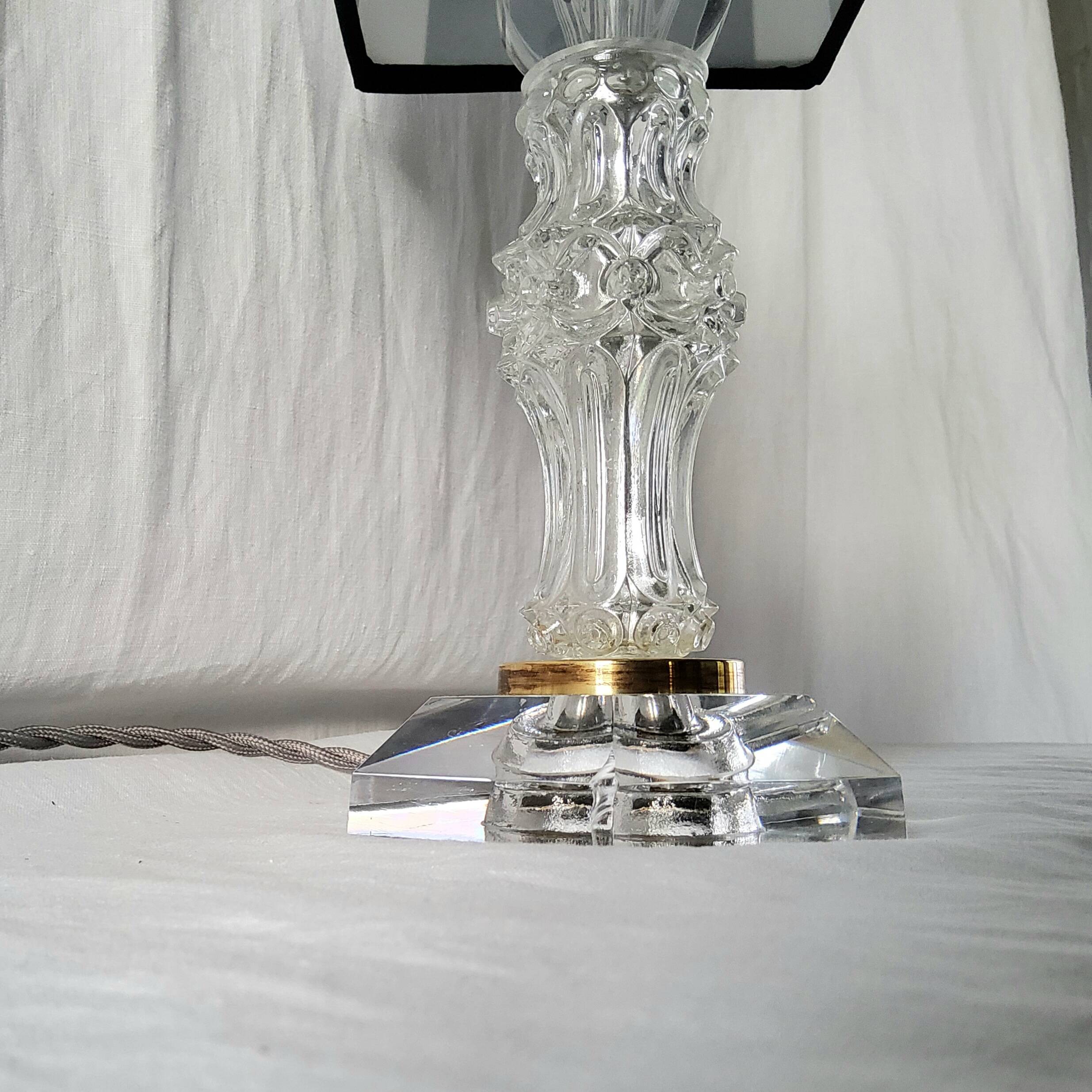 Sèvres crystal lamp