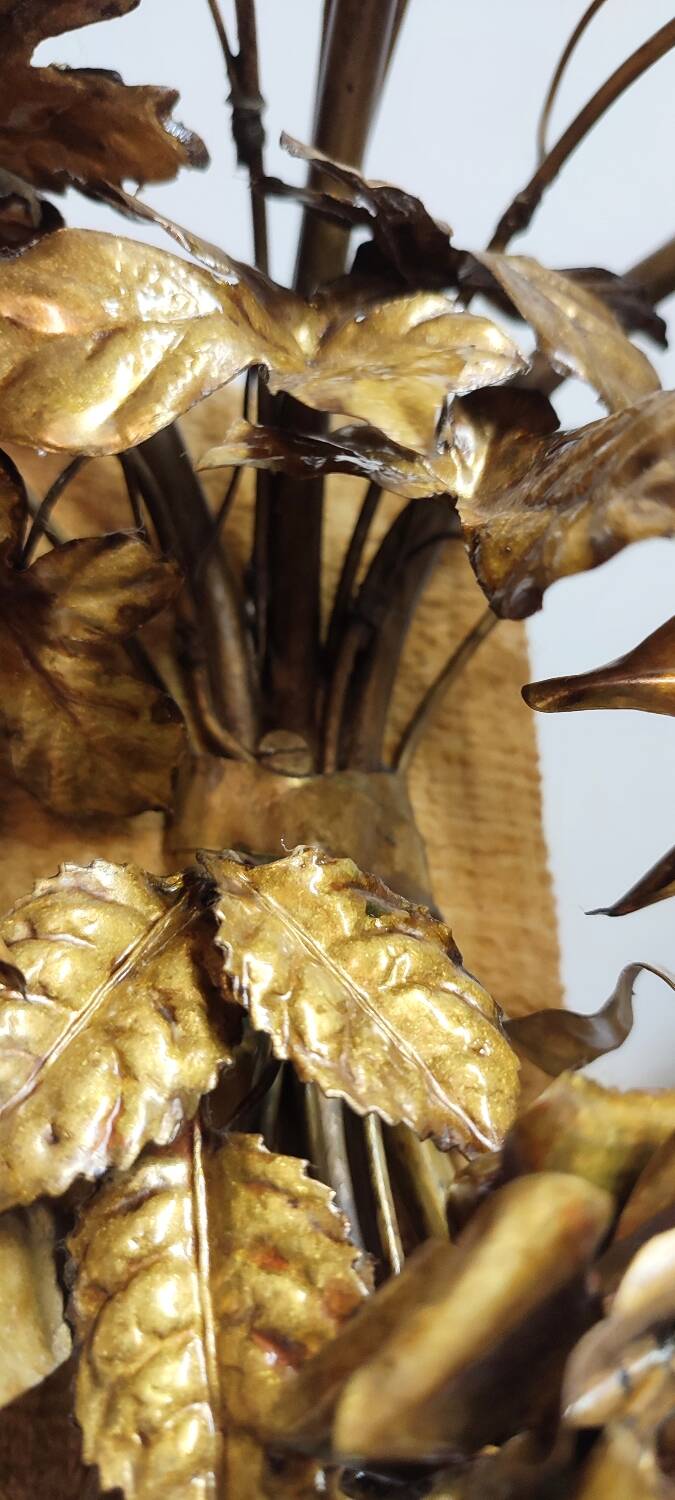 Pair of brass appliques. France, 1960s.