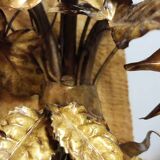 Pair of brass appliques. France, 1960s.