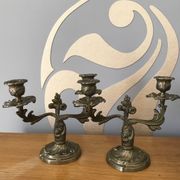Paire de chandelier ciselé