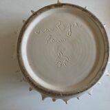 Ceramic by Jean Roger XL pot cover, Oursin series, 1960