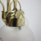 1980s Preciosa Glass Table Lamp, Czechoslovakia