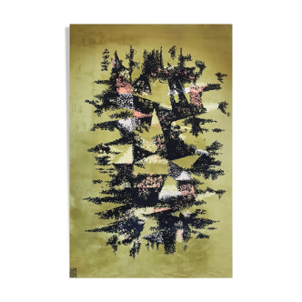 Tapis Cavalcade vintage par Maurice André pour SF Carpets 1950s 300  x 200 cm