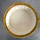 Old basket with lid fruits slurry Sarreguemines 40s