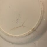 10 plates in old blue earthenware Terre de Fer Léon Graves model Louis XVI 20th century