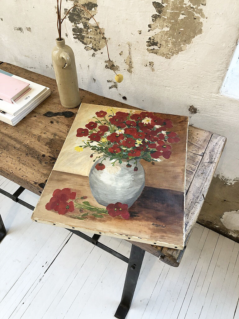 Flower oil painting