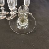 Set of 6 champagne flutes