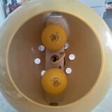 Luminaire double boule année 60 de marque clairitex