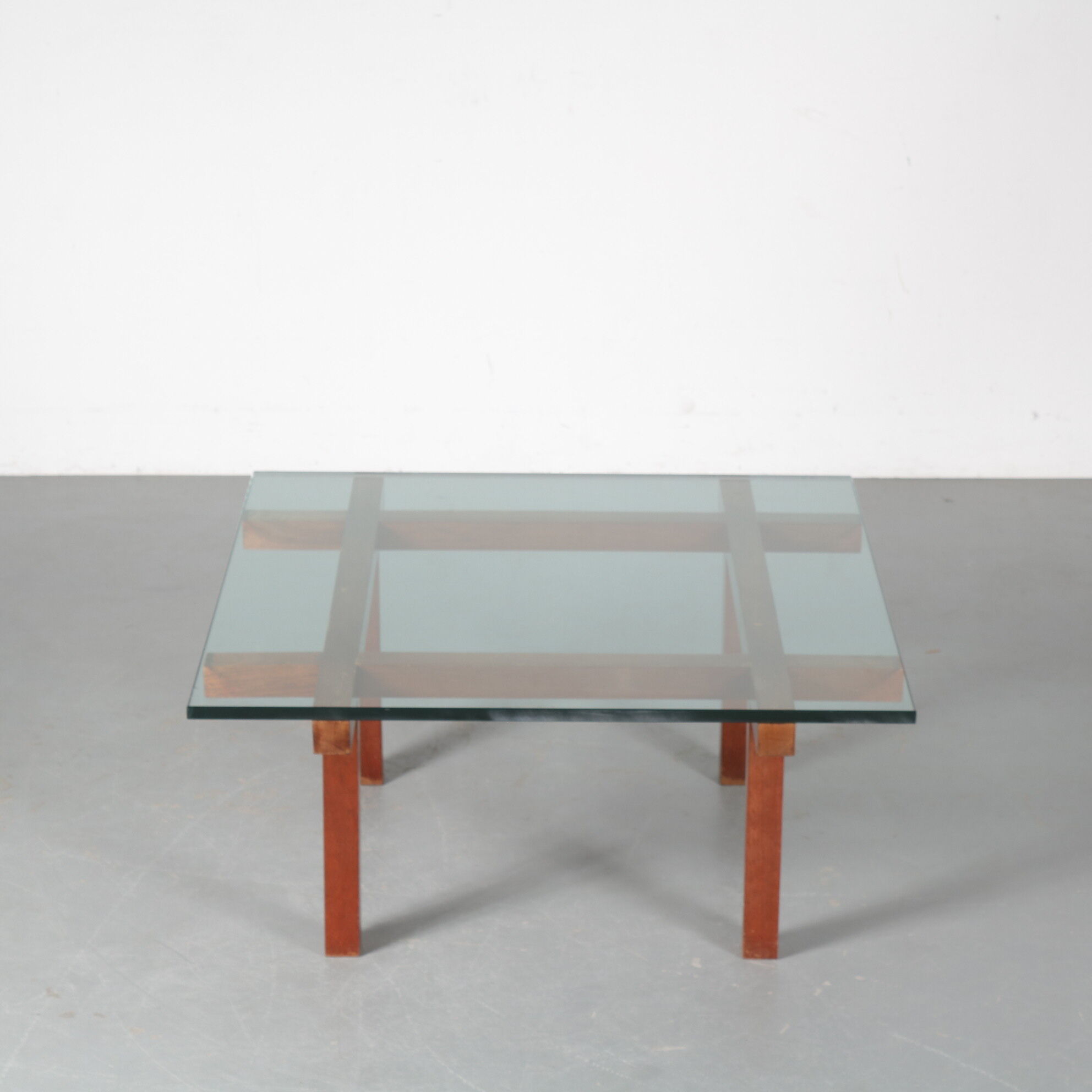 Square coffee table by Alfred Hendrickx, Belgium 1950