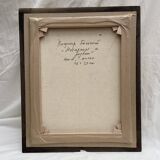 Signed framed painting Oil on canvas dimensions: height -59 cm - width -49 cm -