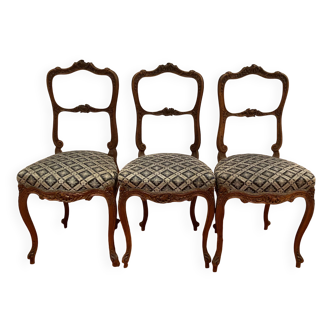 Lot 3 chaises vintage