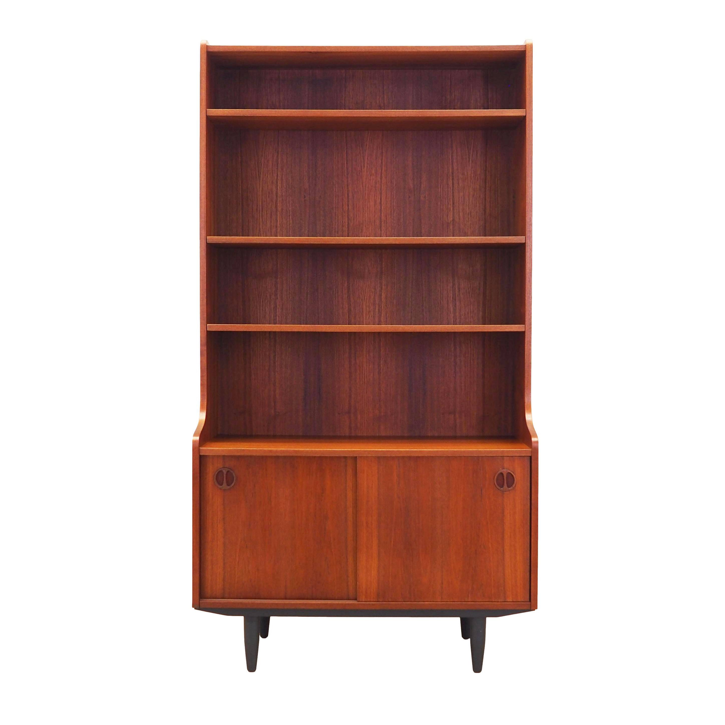 Teak bookcase, Danish design, 1970s, production: Denmark