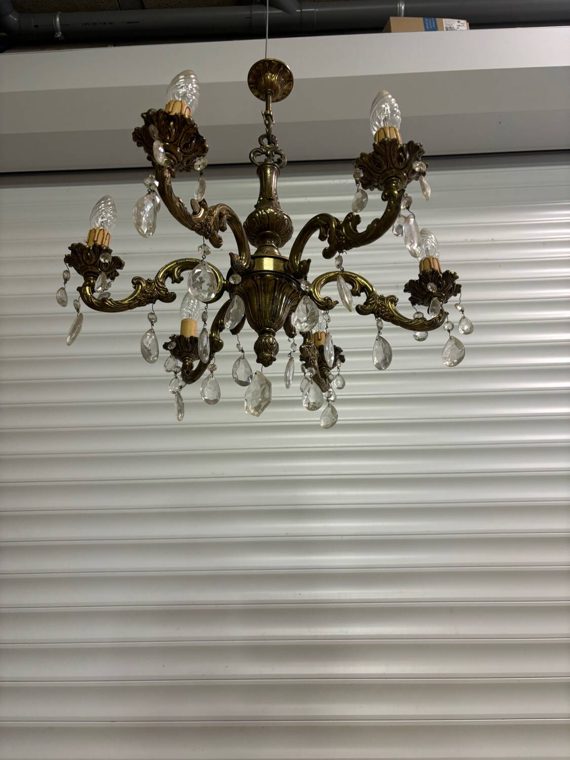 Bronze pendant chandelier