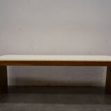 Art deco oak bench