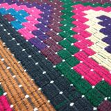 Handwoven vintage Romanian carpet 234x138cm