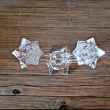 Villeroy & Boch crystal candlestick, star-shaped, for 2 candles