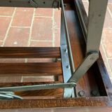 System table, portfolio, design teak veneer 80s