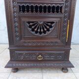 Bonnetière Armoire style Breton en bois naturel