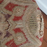 Napoleon III embroidered tabouret