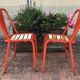 Paire de chaises Tolix model T4 par Xavier Pauchard