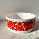 Rainbow bowl lotus orange and red vintage 70s tbe