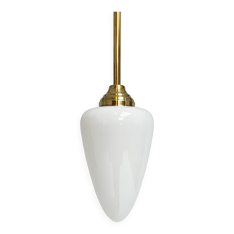 Opaline ceiling lamp in the shape of a drop, 1970’s