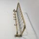 Golden wall coat rack