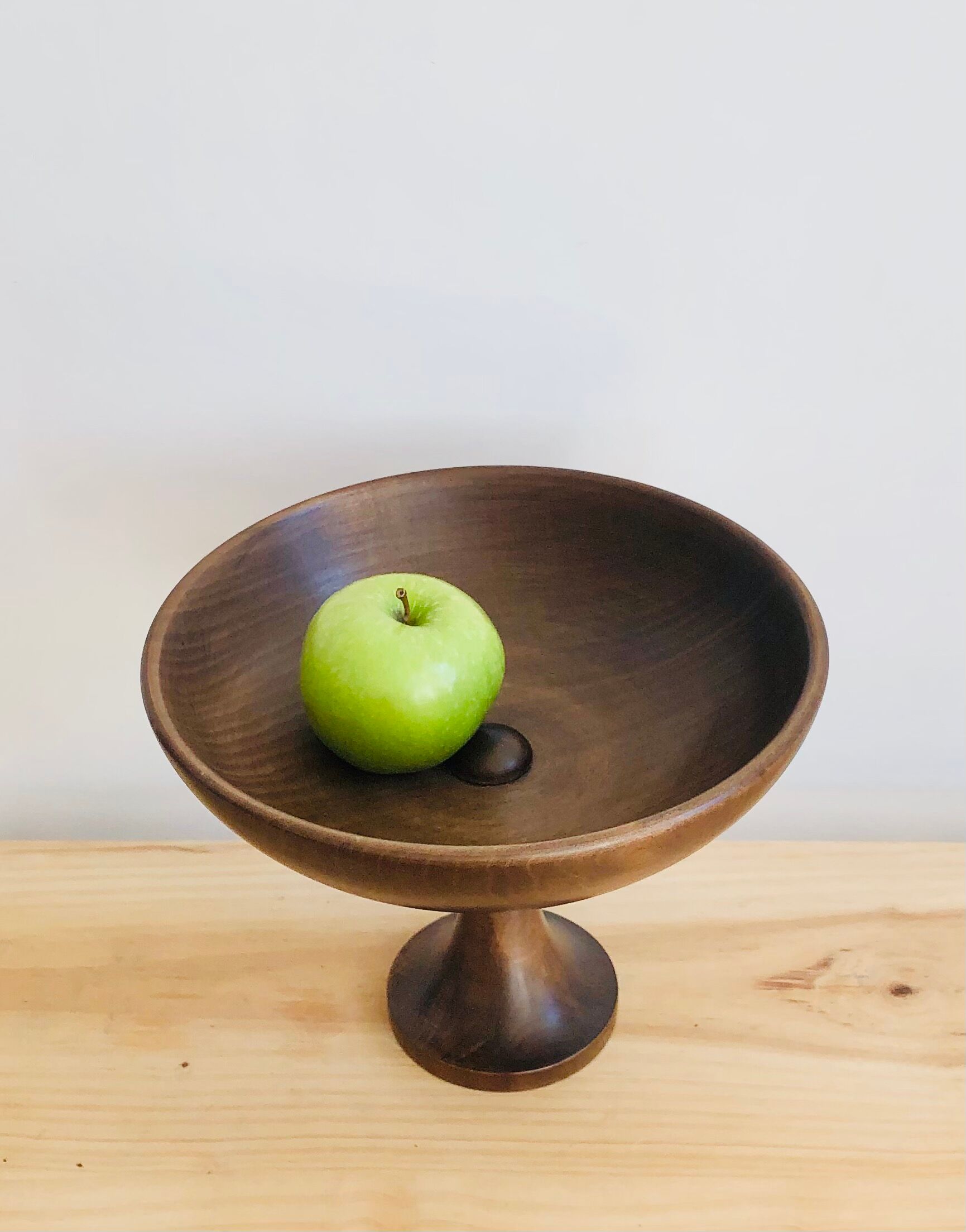 Scandinavian wooden fruit cup