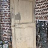 19th century double-sided partition door in solid oak