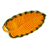 Hélène Ugo ceramic leaf tray, Vallauris