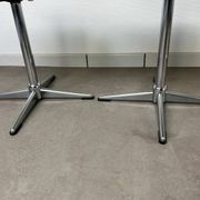 4 chaises Space Age, coque années 70 pour Lockhausen